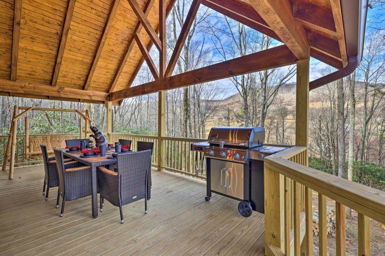 Вилла Family Cabin With Hot Tub 12 Mi To Beech Mountain! Экстерьер фото