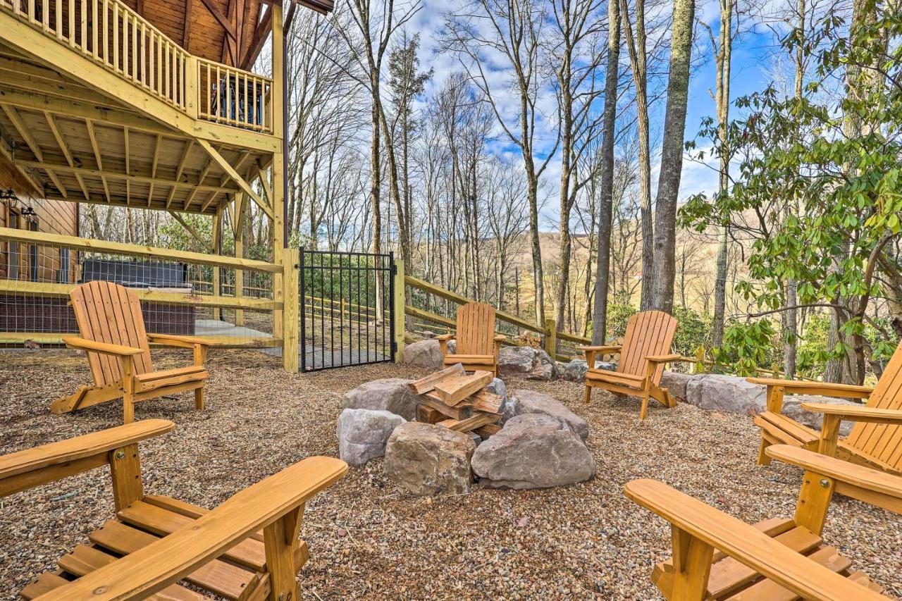 Вилла Family Cabin With Hot Tub 12 Mi To Beech Mountain! Экстерьер фото