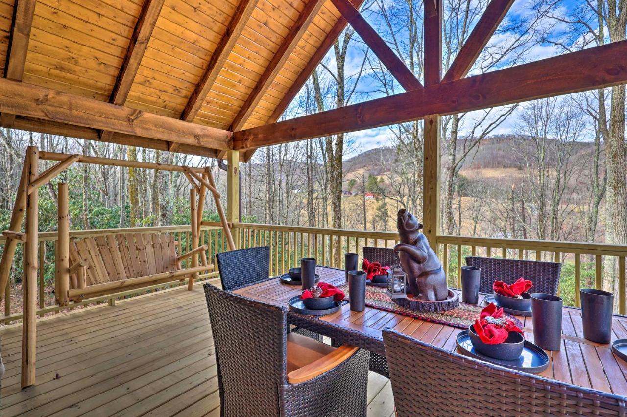 Вилла Family Cabin With Hot Tub 12 Mi To Beech Mountain! Экстерьер фото